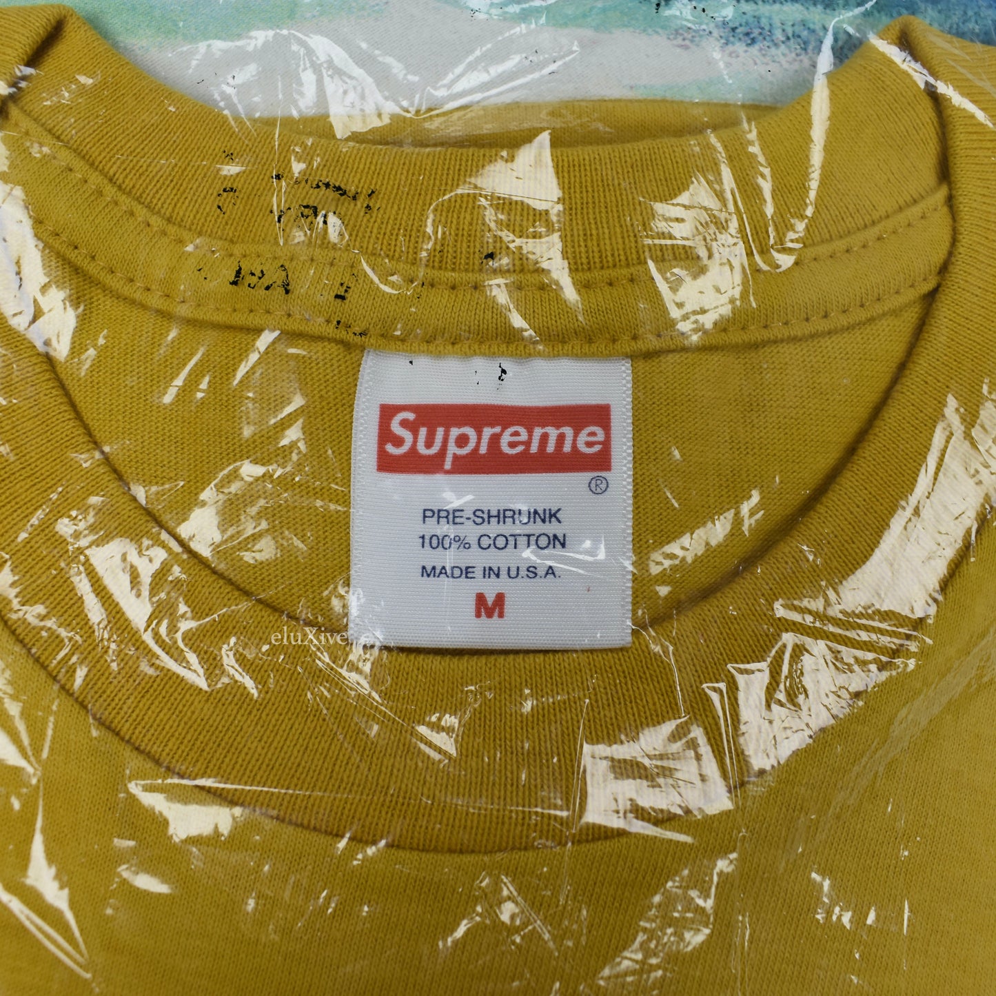 Supreme - Mustard Yellow Swimmers T-Shirt (SS18)