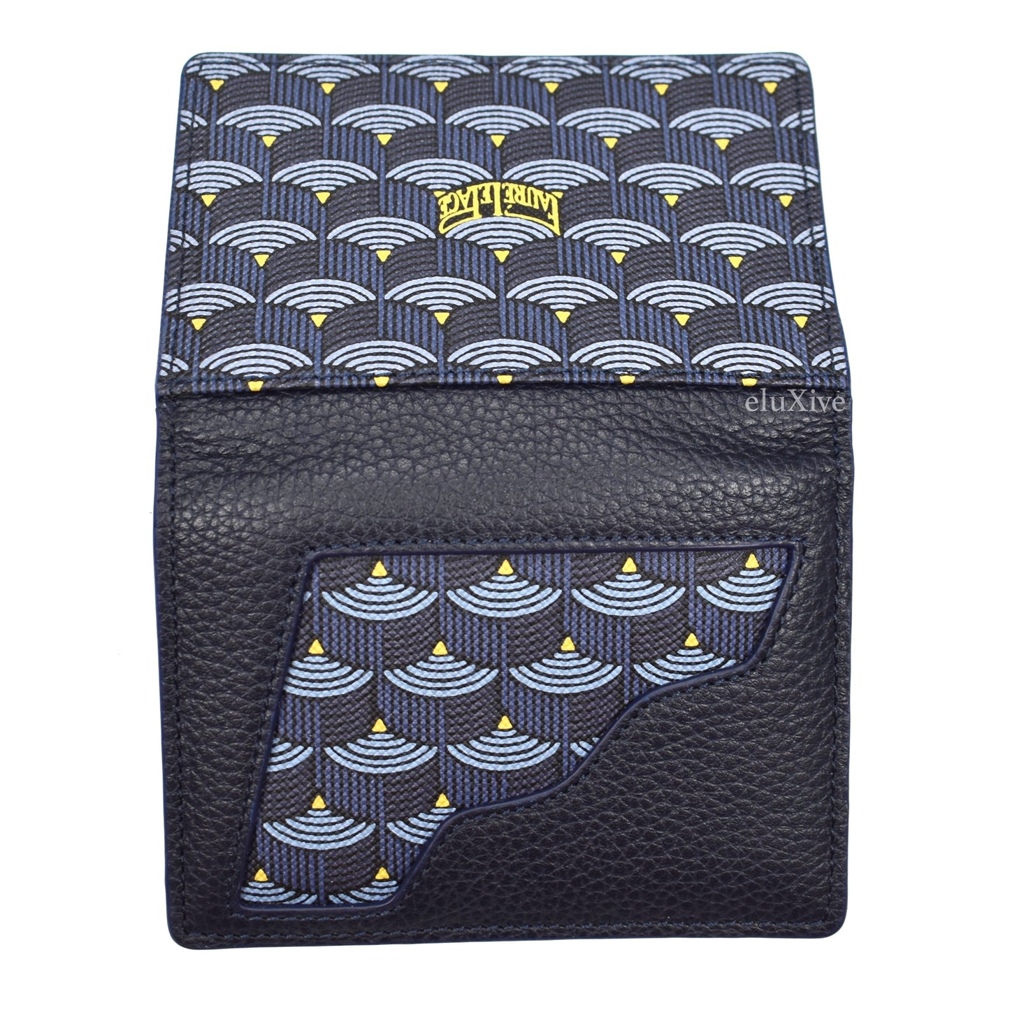 Faure Le Page - Paris Blue Mini Bifold 'Pistol' Wallet