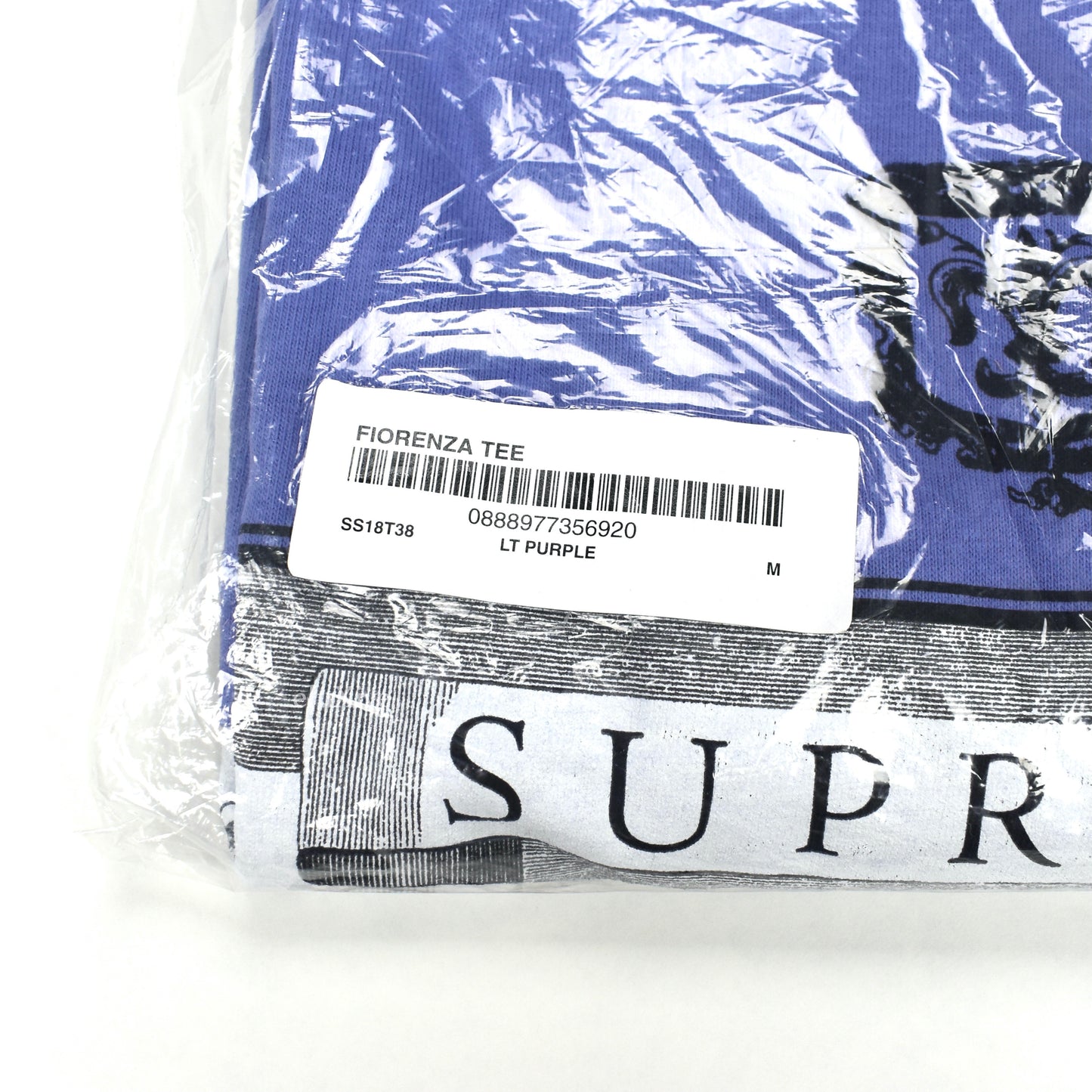 Supreme - Purple Fiorenza Suprema T-Shirt (SS18)