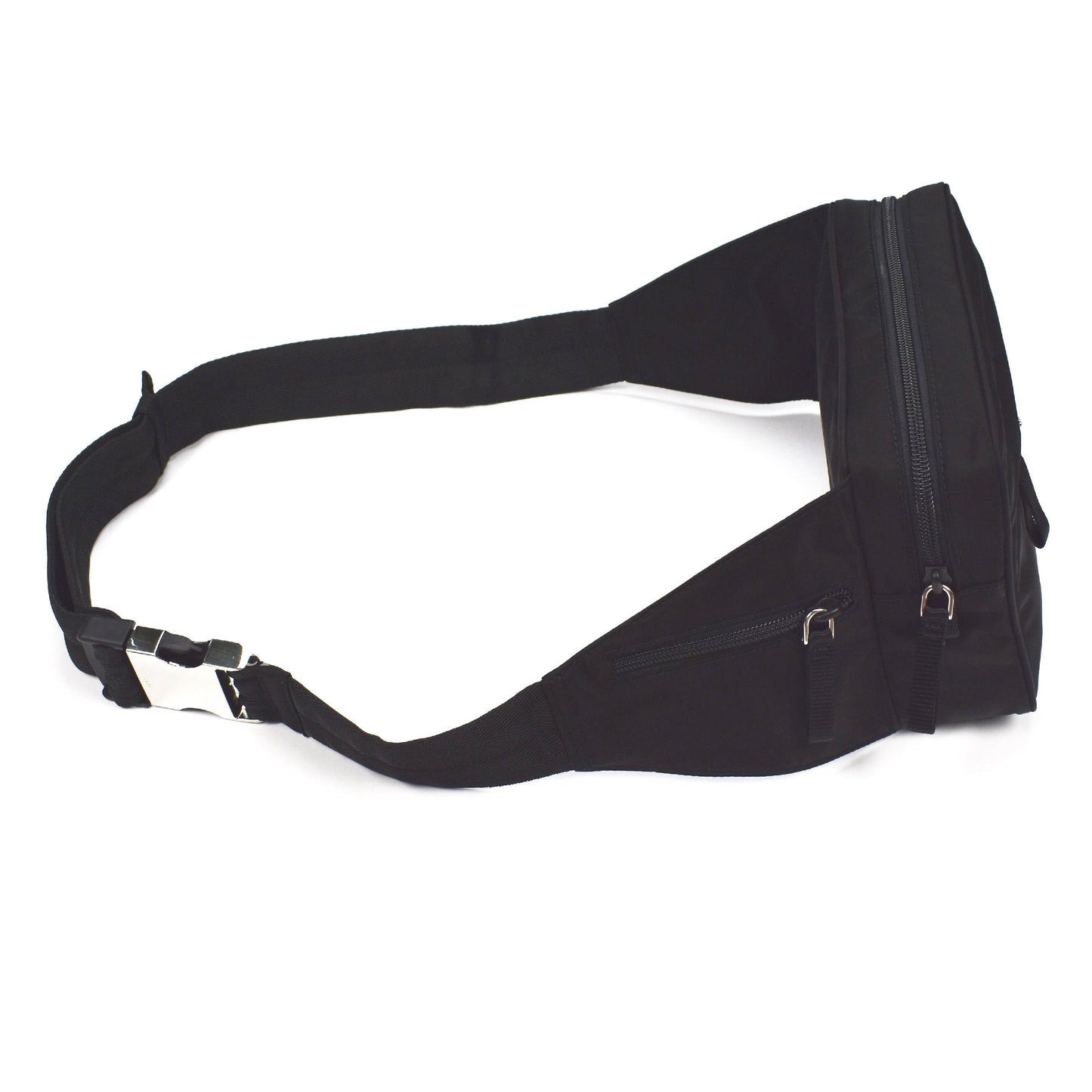 Prada - Black Nylon Rectangular Waist Bag
