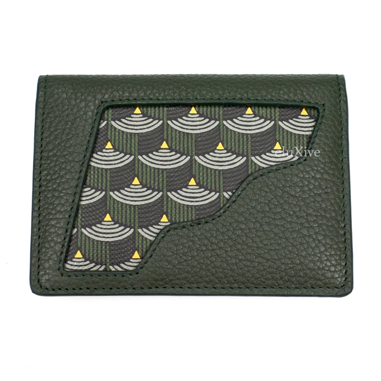 Faure Le Page - Empire Green Mini Bifold 'Pistol' Wallet