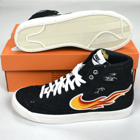 Nike - Blazer Mid '77 VNTG Black Denim Flame 'Cleveland Rocks'