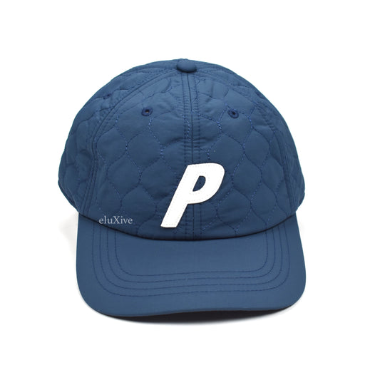 Palace - Warm Dome Shell Quilted P-Logo Hat (Navy)