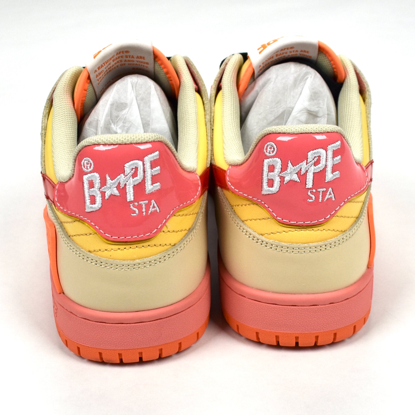 Bape - SK8 STA Sneakers (Orange/Pink/Tan)