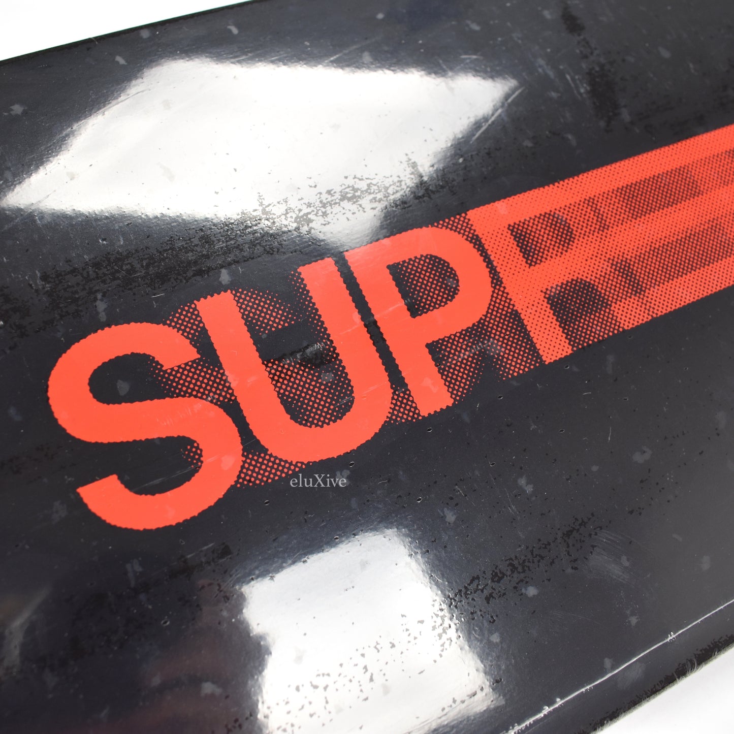 Supreme - Black Motion Logo Skate Deck