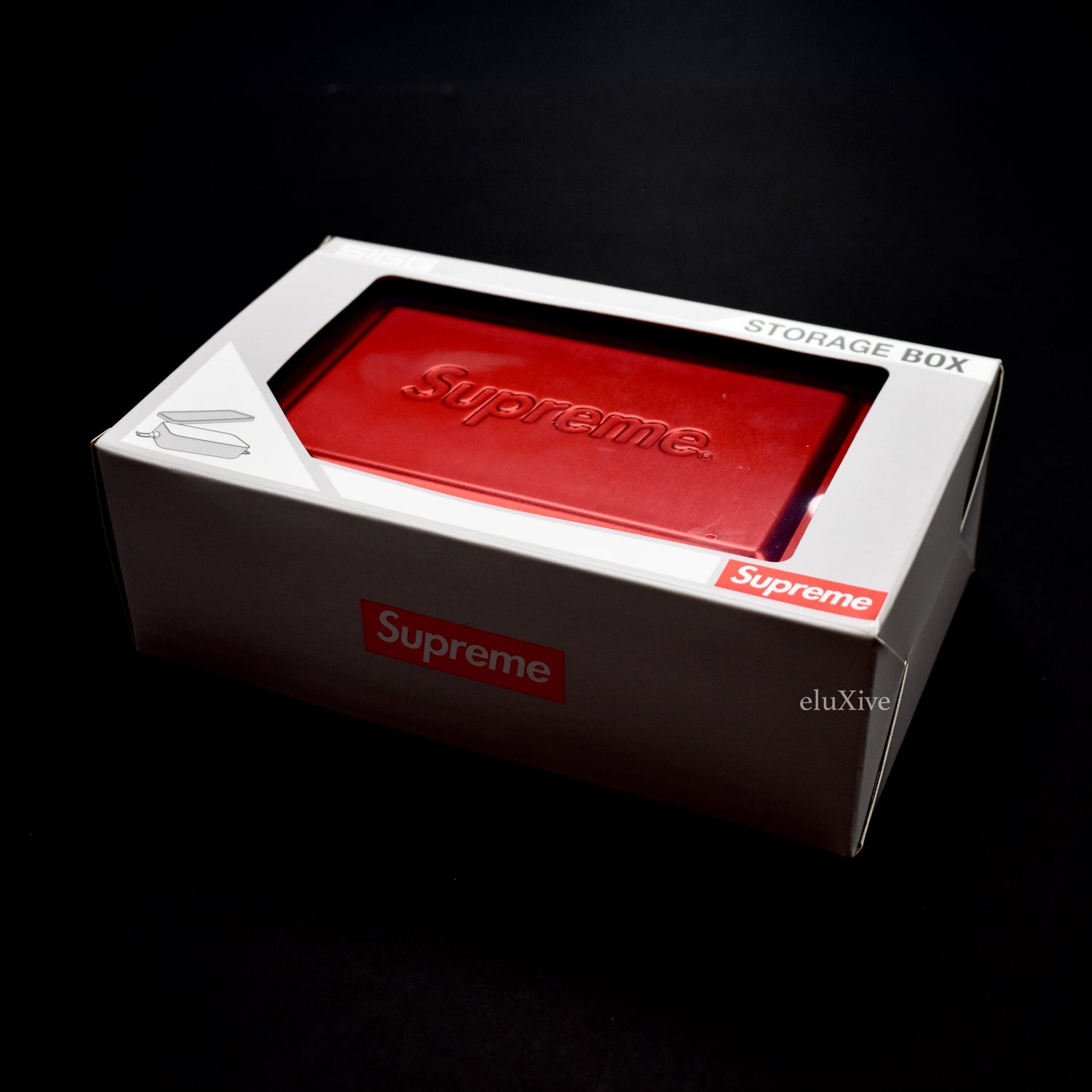 Supreme x Sigg - Red Box Logo Aluminum Metal Storage Box