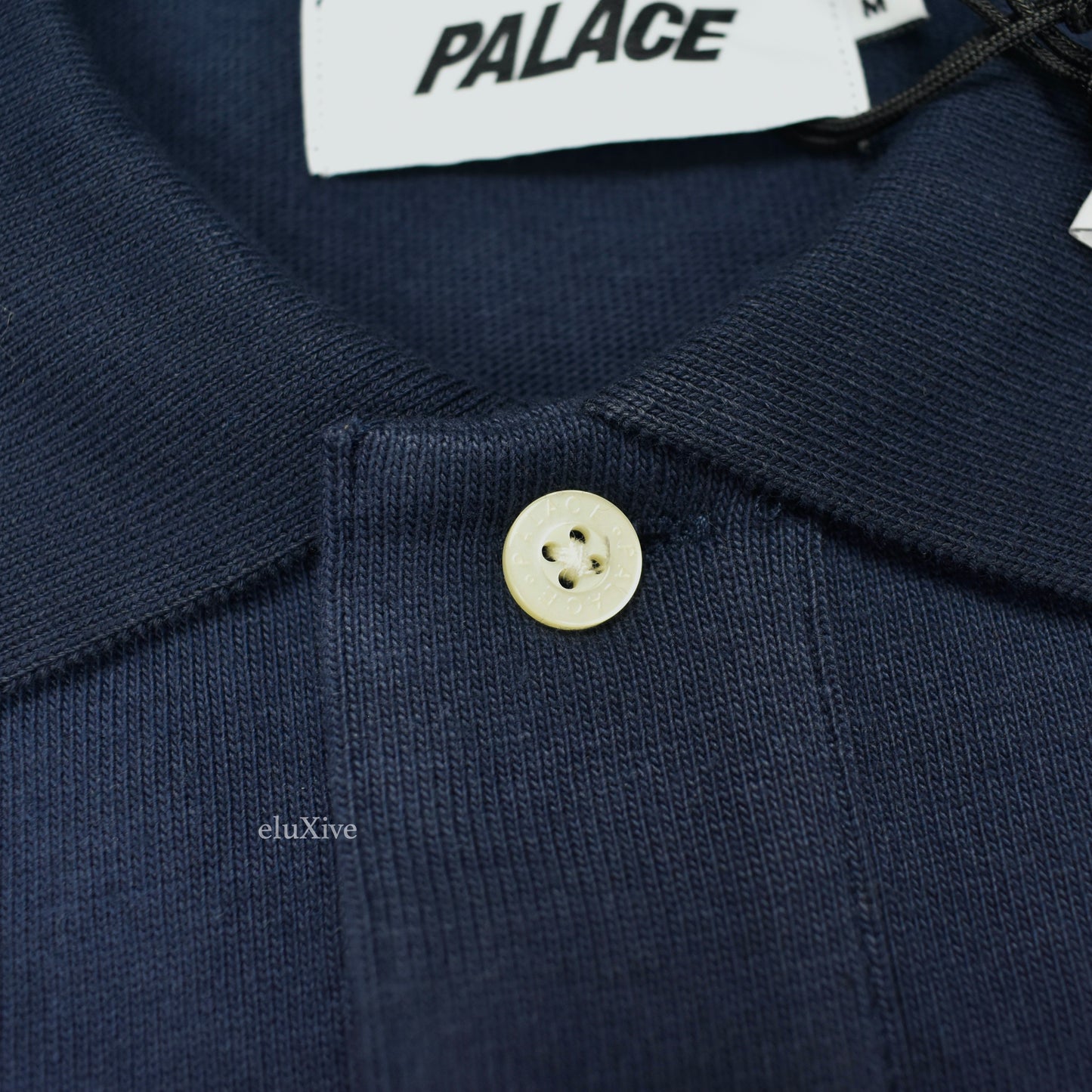 Palace - P-Logo Embroidered Animals Polo Shirt (Navy)