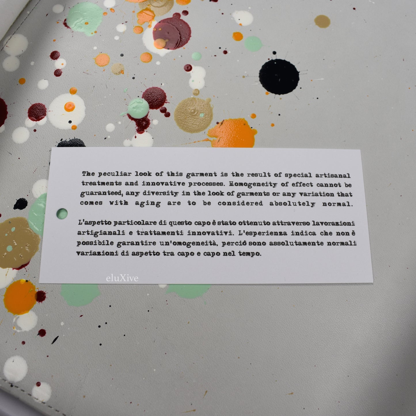 Maison Margiela - Paint Splatter Document Holder