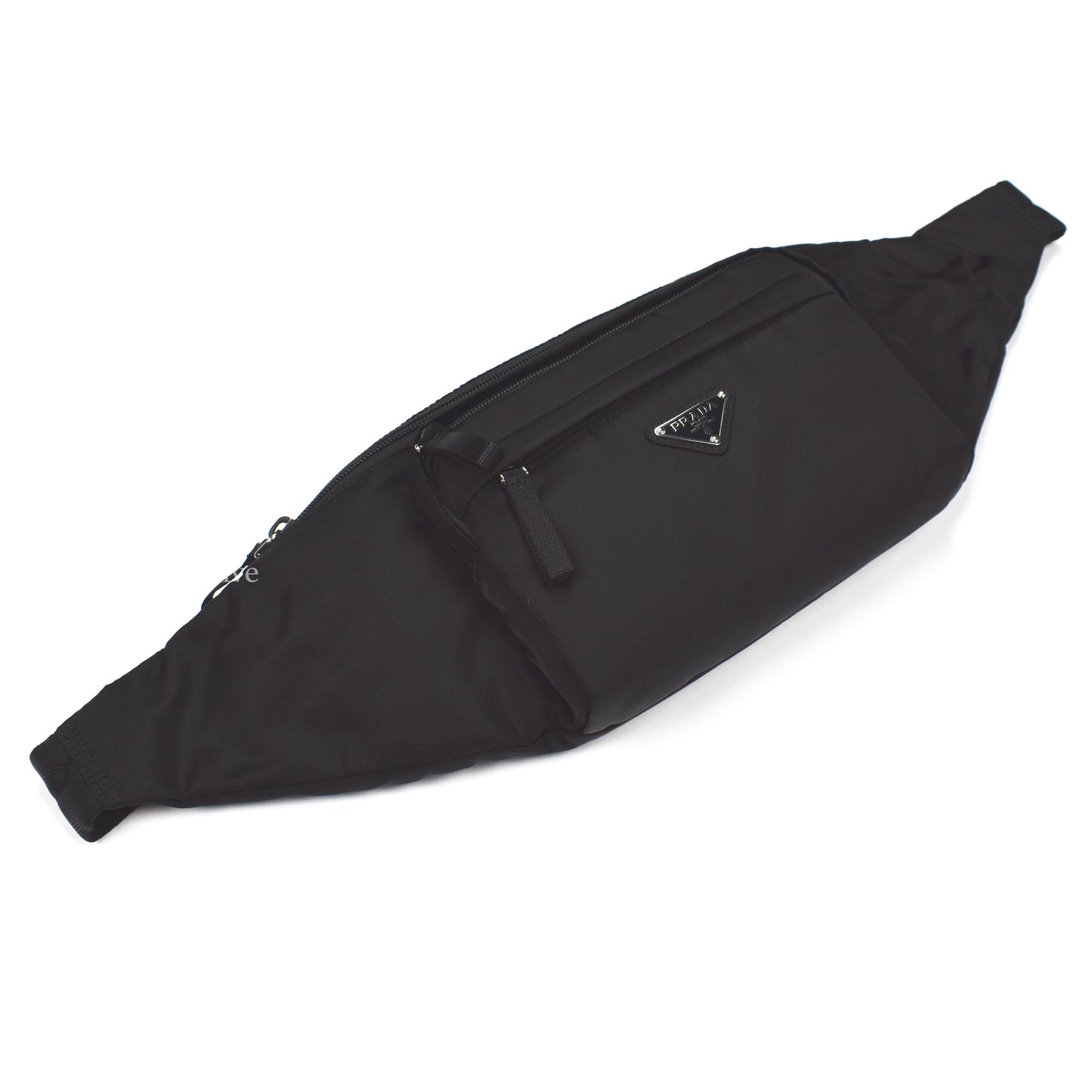 Prada - Black Nylon Logo Waist Bag