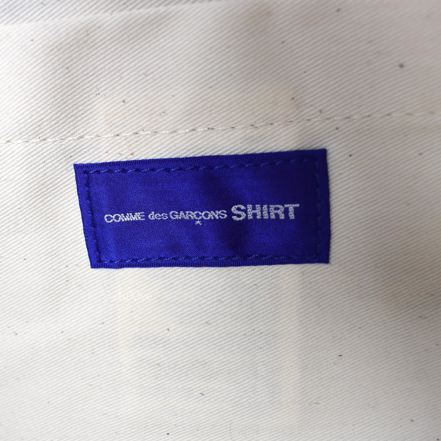 Comme des Garcons - Vintage Bedsheet PVC Logo Bag 2