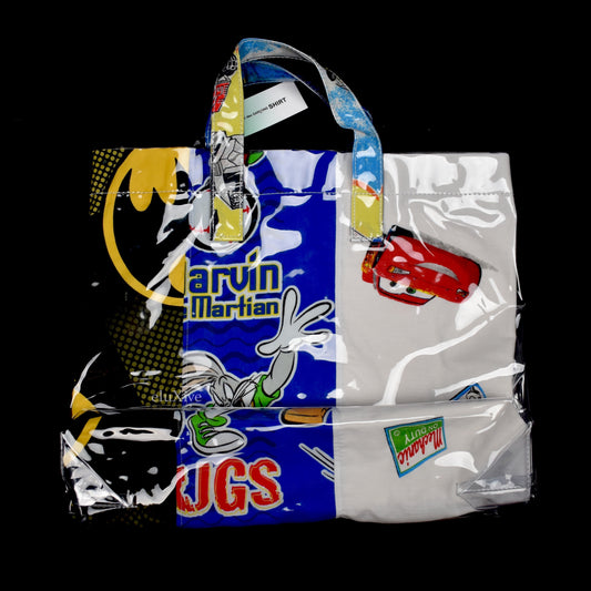 Comme des Garcons - Vintage Bedsheet PVC Logo Bag 1