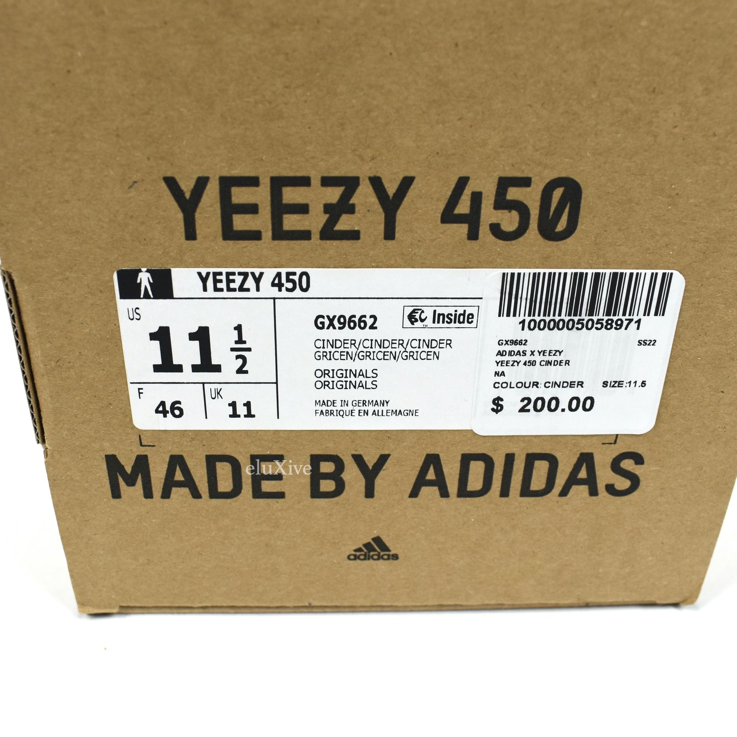 Adidas x Kanye West - Yeezy 450 'Cinder'