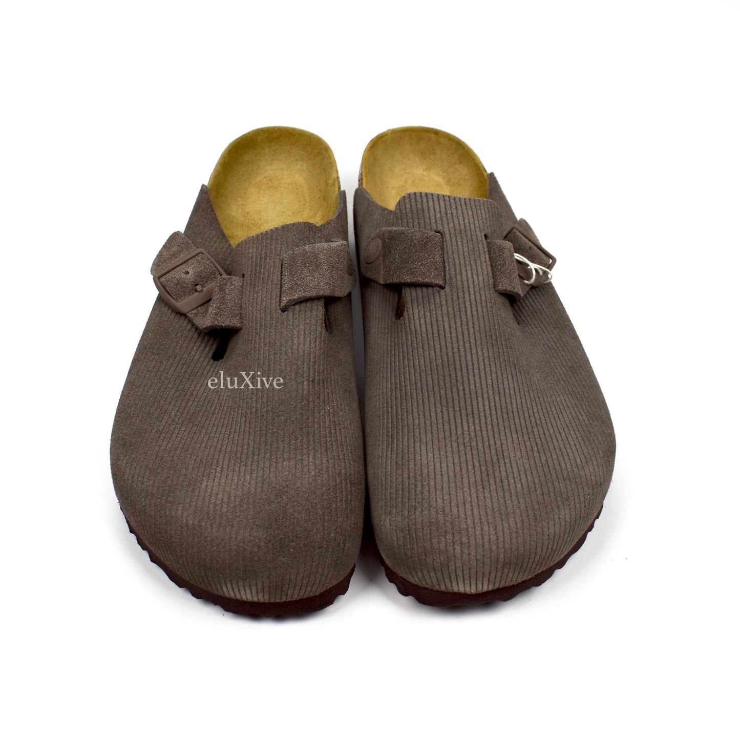 Stussy x Birkenstock - Boston BS Suede Sandals (Anthracite)