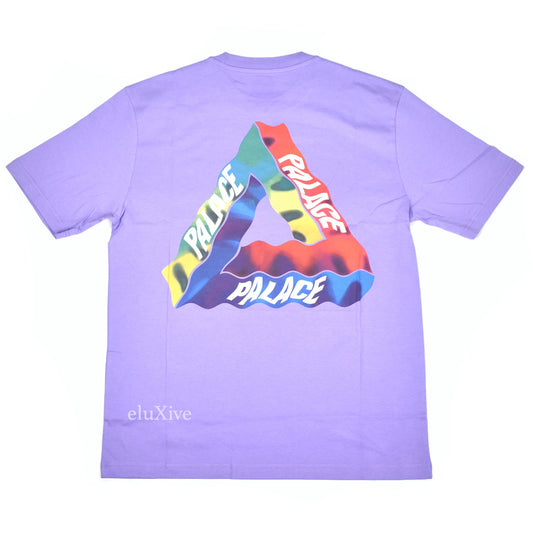 Palace - Tri-Visions Wavy Logo T-Shirt (Purple)