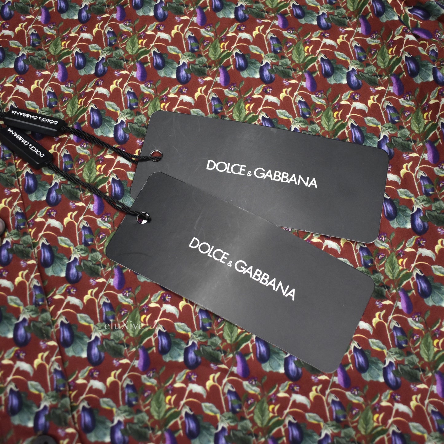 Dolce & Gabbana - Eggplant Print Shirt