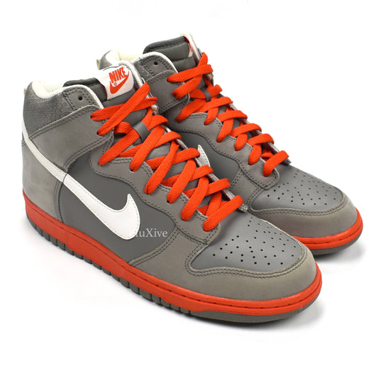 Nike - Dunk High Light Charcoal / Orange 'Un Pigeon'