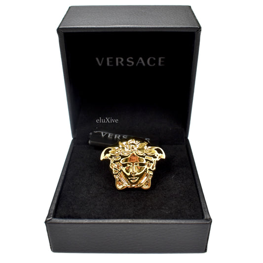 Versace - Gold Large Palazzo Medusa Ring