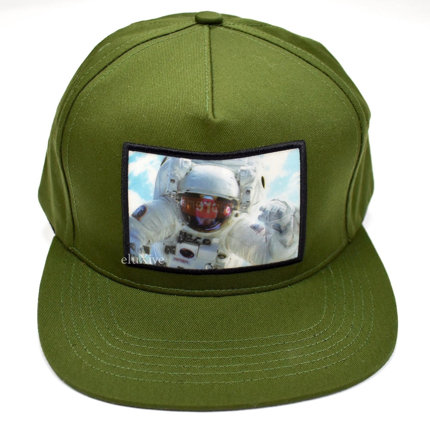 Supreme - Holographic Astronaut Logo Hat (Olive)
