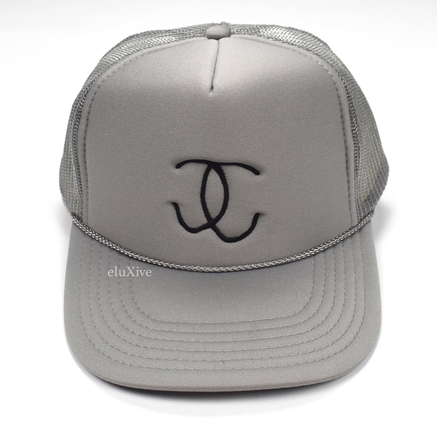 Mega Yacht - Gray 'Chanel' CC Logo Trucker Hat