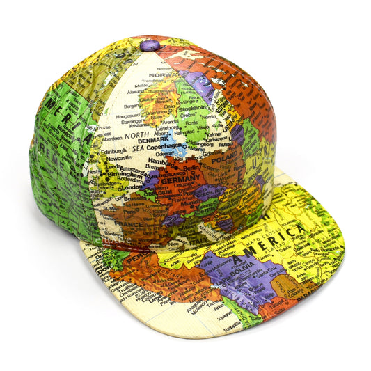 Supreme - World Map Print Tyvek Hat