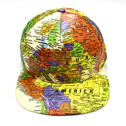 Supreme - World Map Print Tyvek Hat