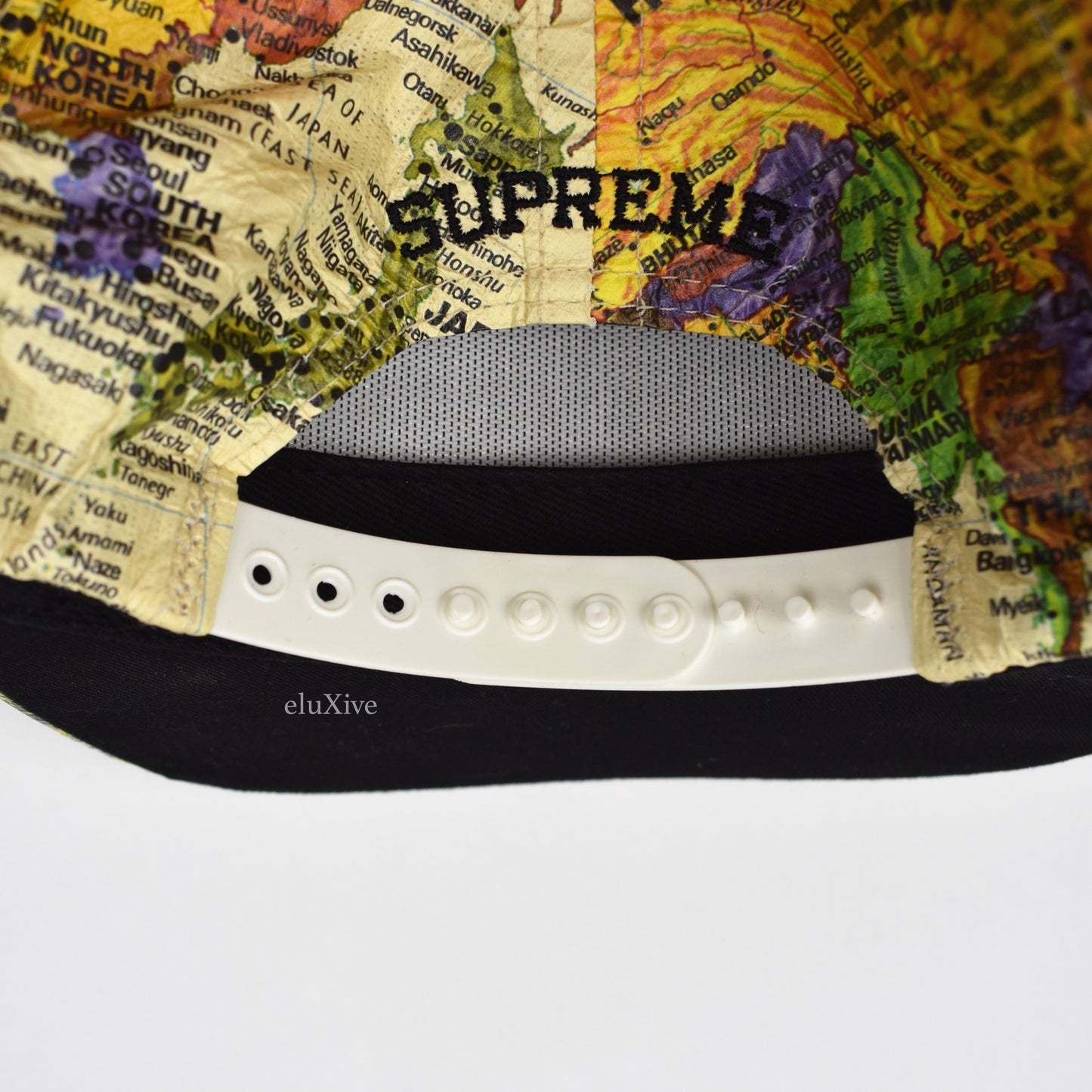 Supreme - World Map Print Tyvek Hat