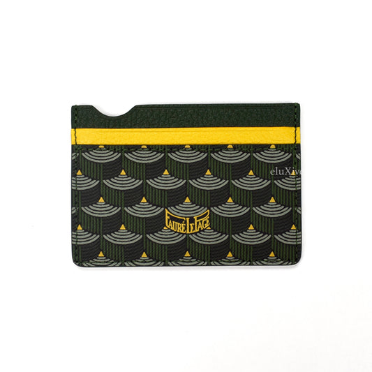 Faure Le Page - Empire Green / Yellow 4CC Card Holder