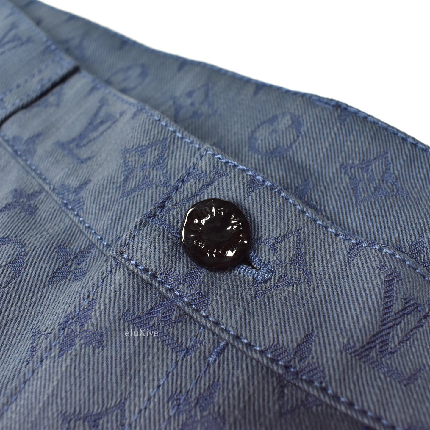 Louis Vuitton - Monogram Denim Woven Jeans