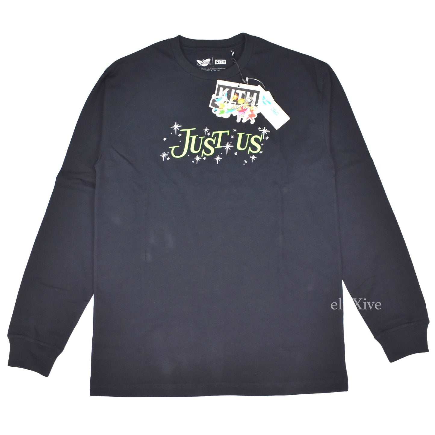 Kith x Jetsons - Astro Travelling Logo LS T-Shirt (Black)