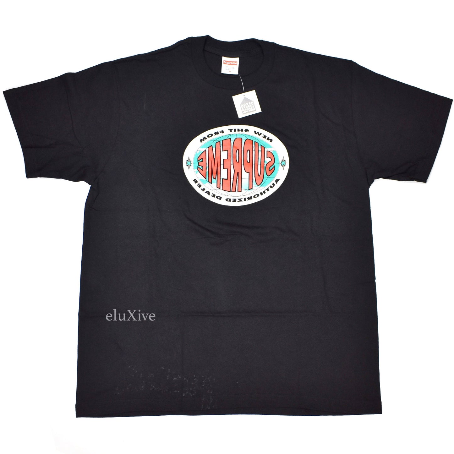 Supreme - Black New Shit Logo T-Shirt