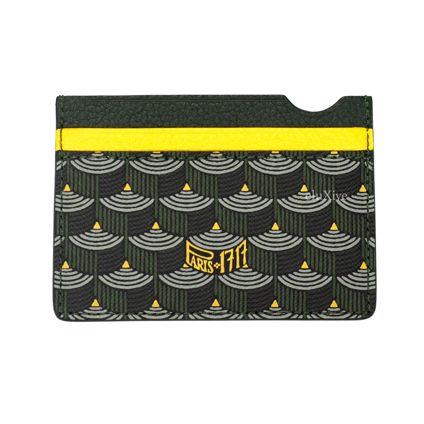 Faure Le Page - Empire Green / Yellow 4CC Card Holder (2020)