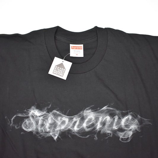 Supreme - Black Smoke Logo T-Shirt