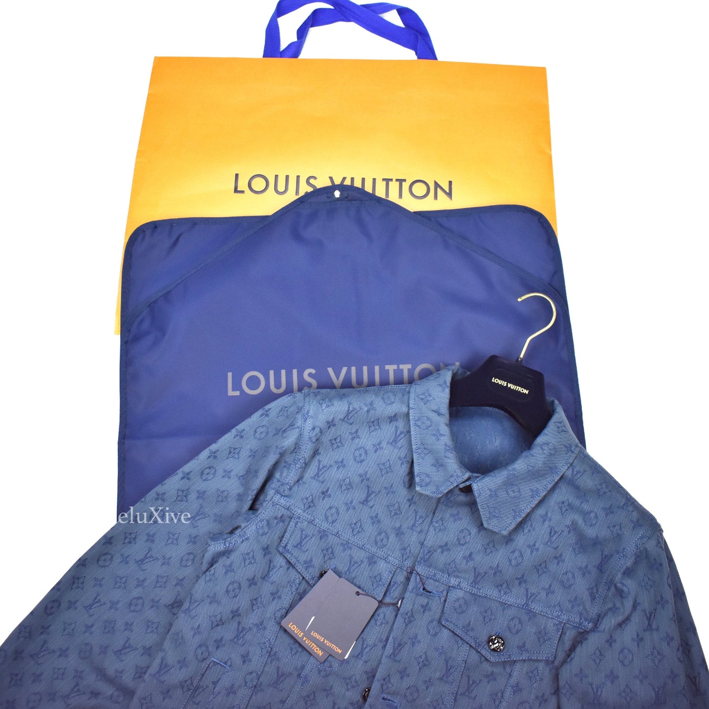 Louis Vuitton - Monogram Denim Woven Trucker Jacket