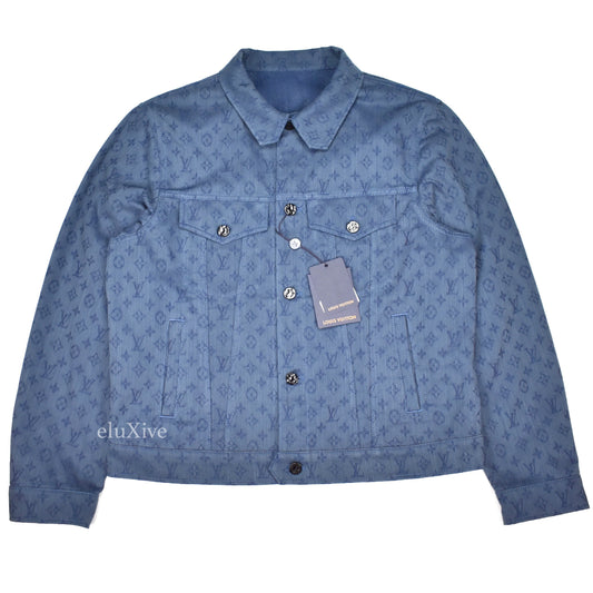 Louis Vuitton - Monogram Denim Woven Trucker Jacket
