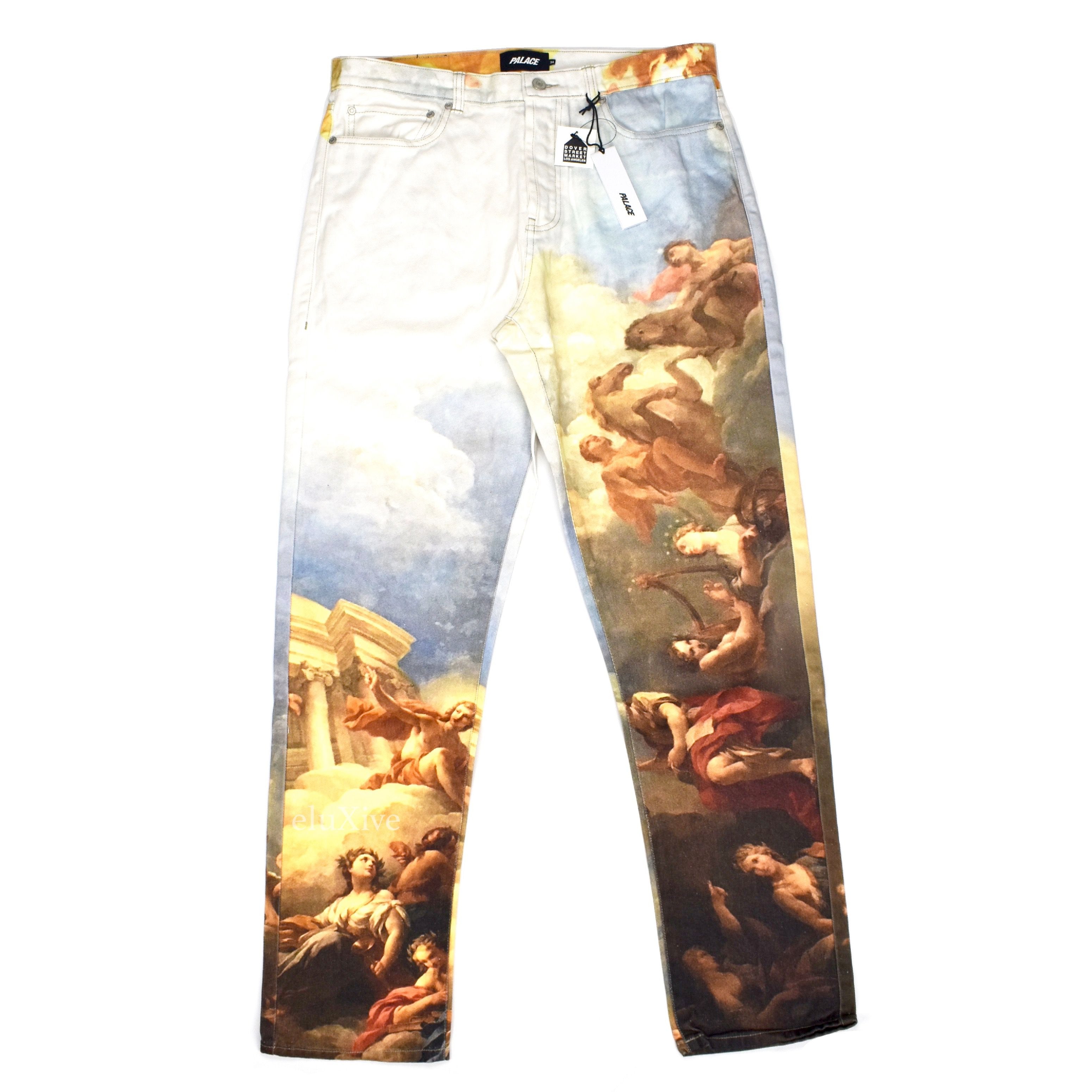 Palace - Persailles Artwork Print Denim Jeans – eluXive