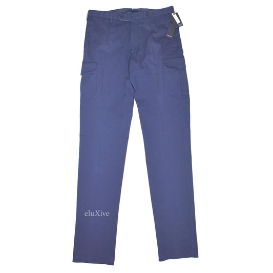 Incotex - Navy Blue Cargo Pants