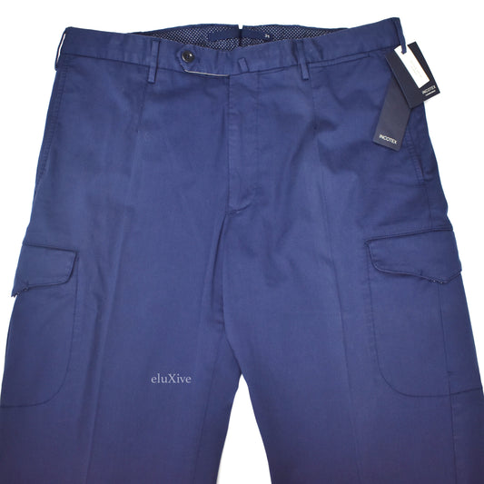 Incotex - Navy Blue Cargo Pants
