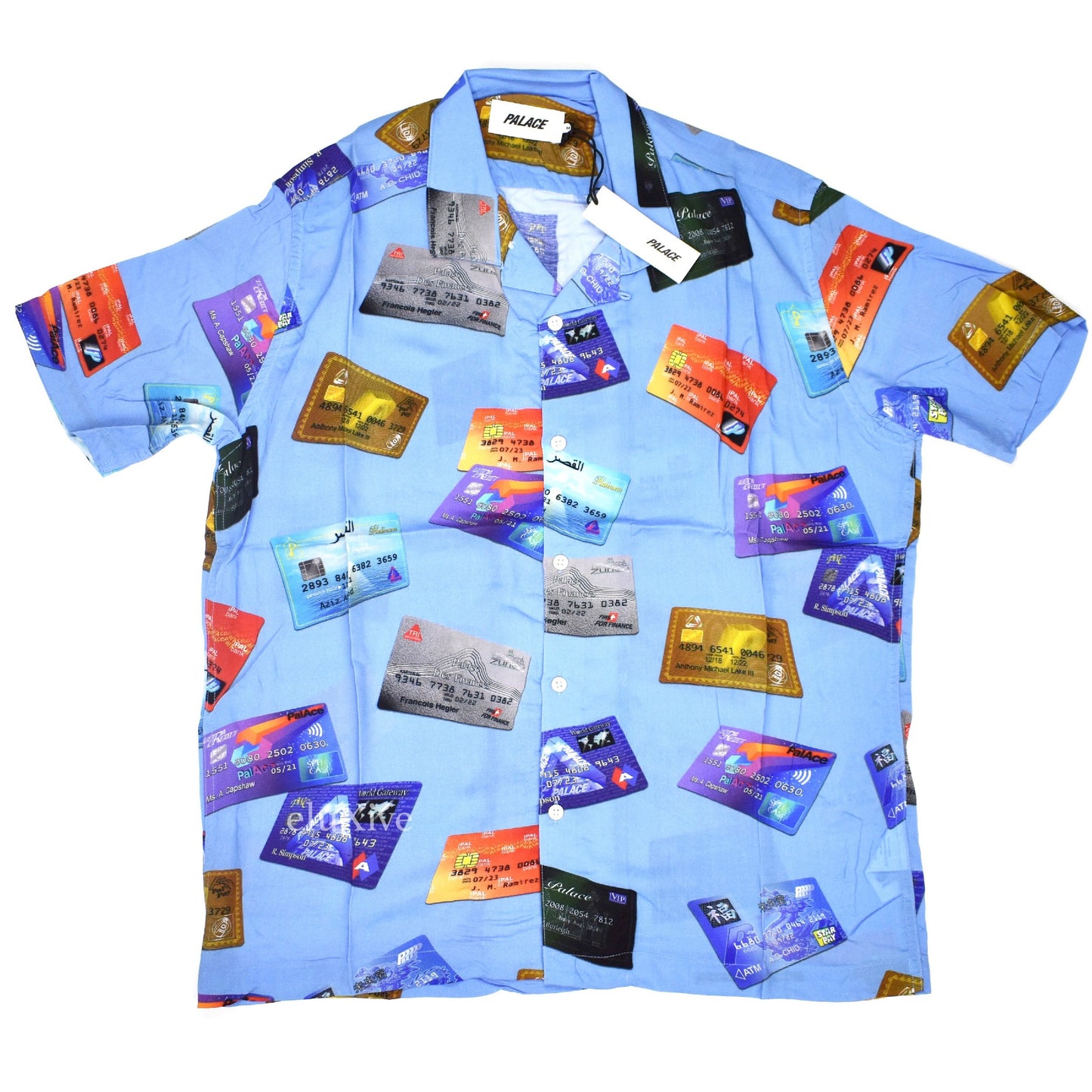 Palace - Contactless Credit Card Club Shirt (Blue)