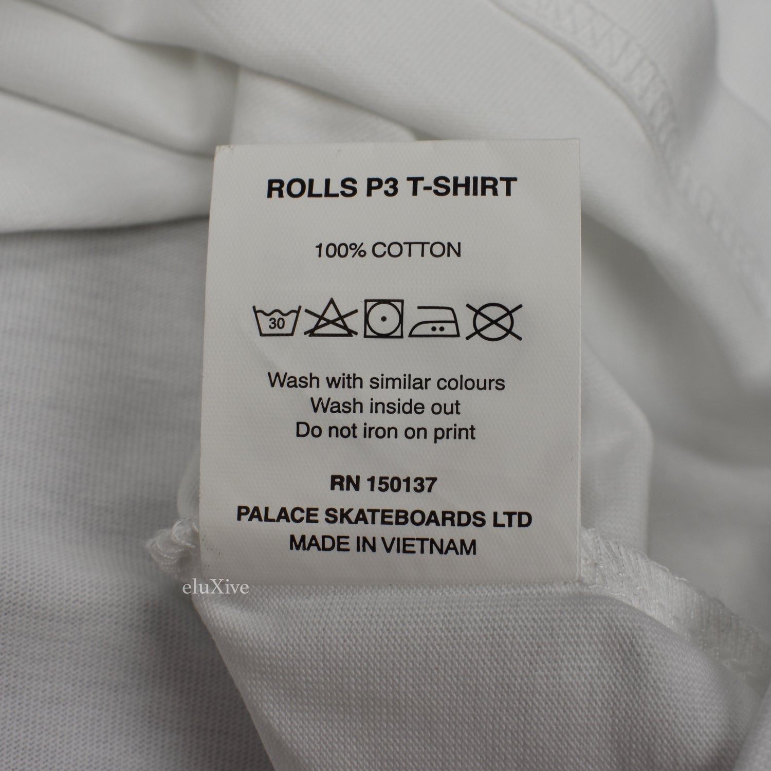 Palace - Rolls P3 Tri-Ferg Logo T-Shirt (White) – eluXive