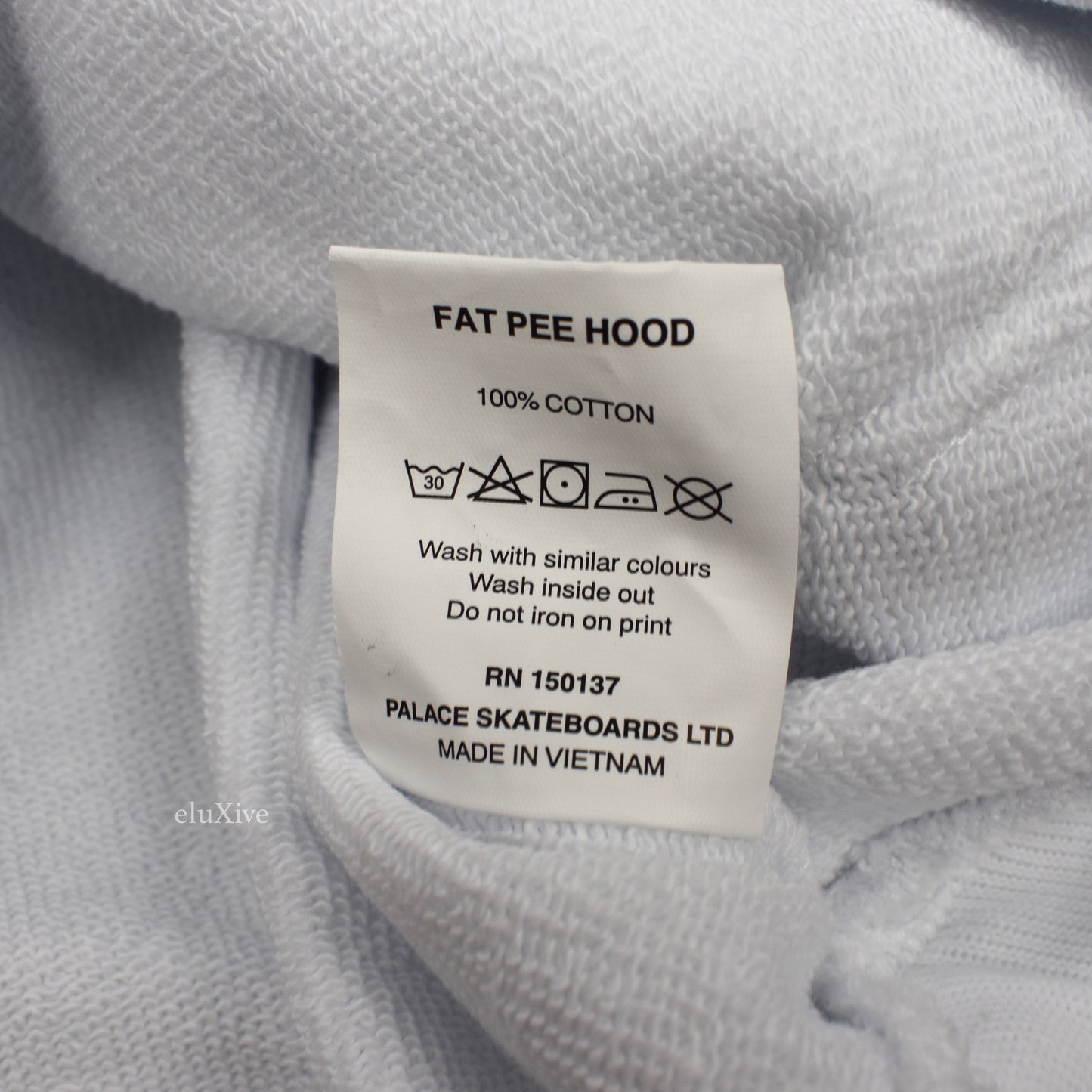 Palace - Fat Pee Tri-Ferg Logo Hoodie (White)