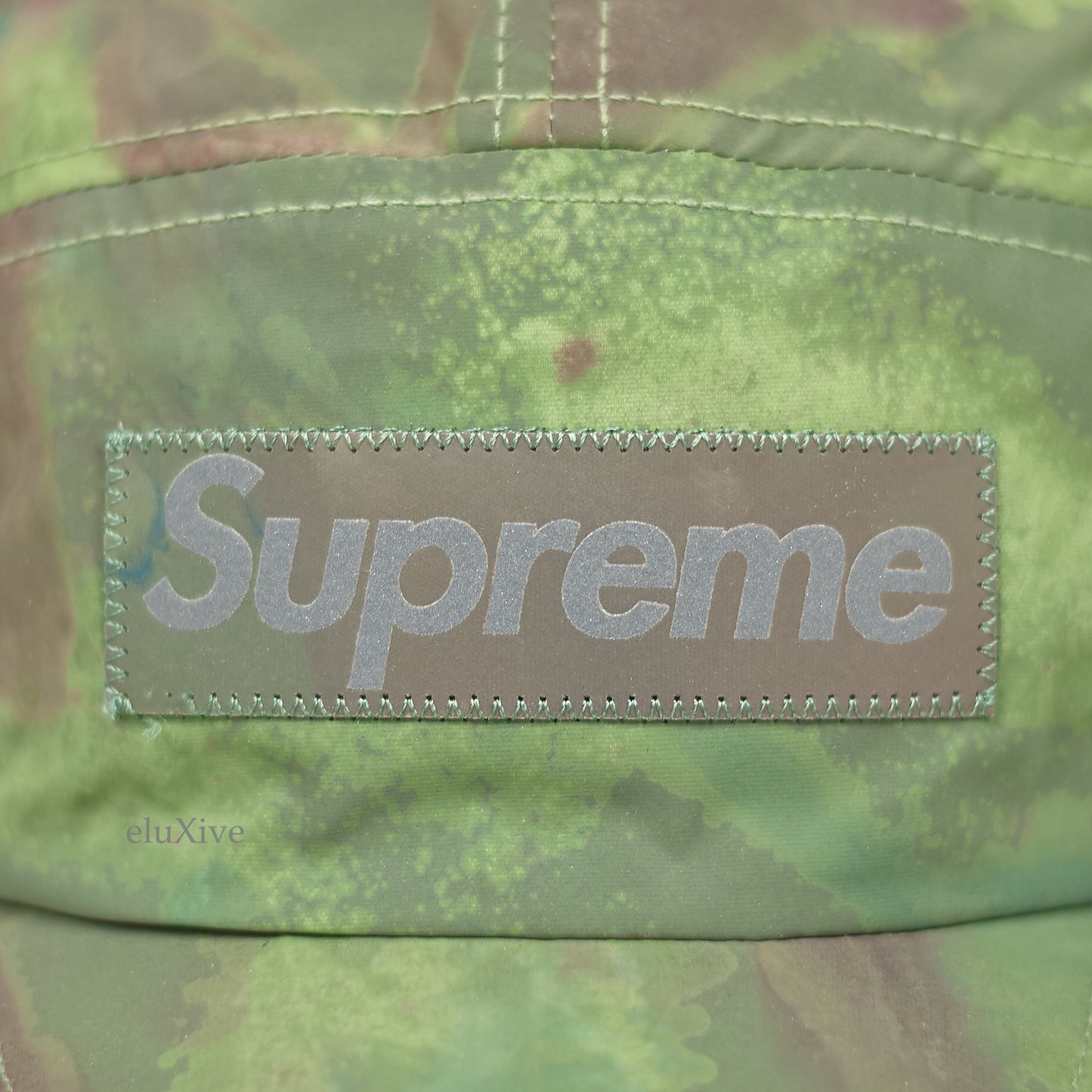 Supreme - Reflective Dyed Box Logo Hat (Green)