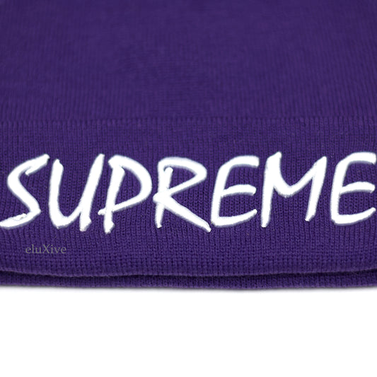 Supreme - FTP Logo Beanie (Purple)