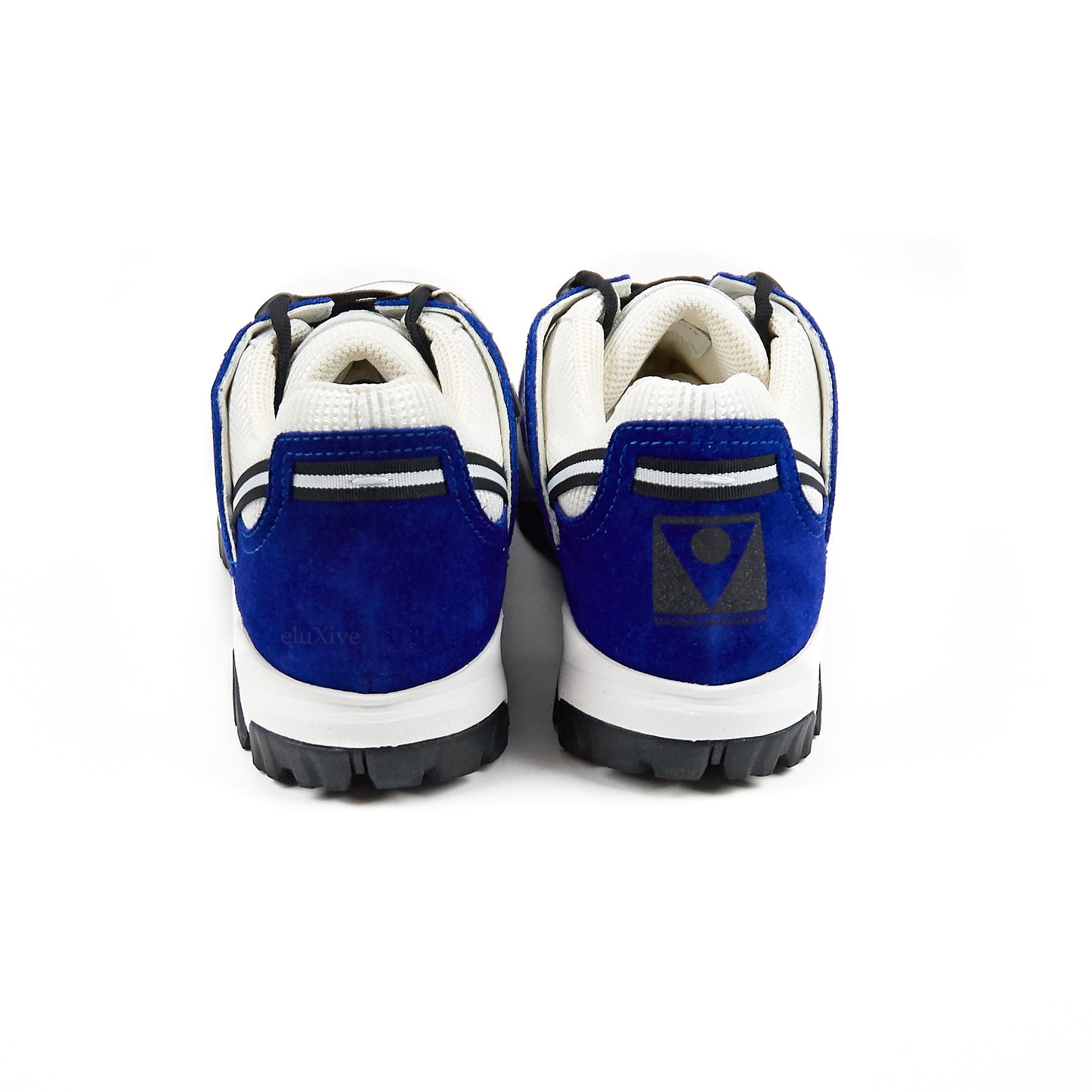 Maison Margiela - White/Blue Security Sneakers