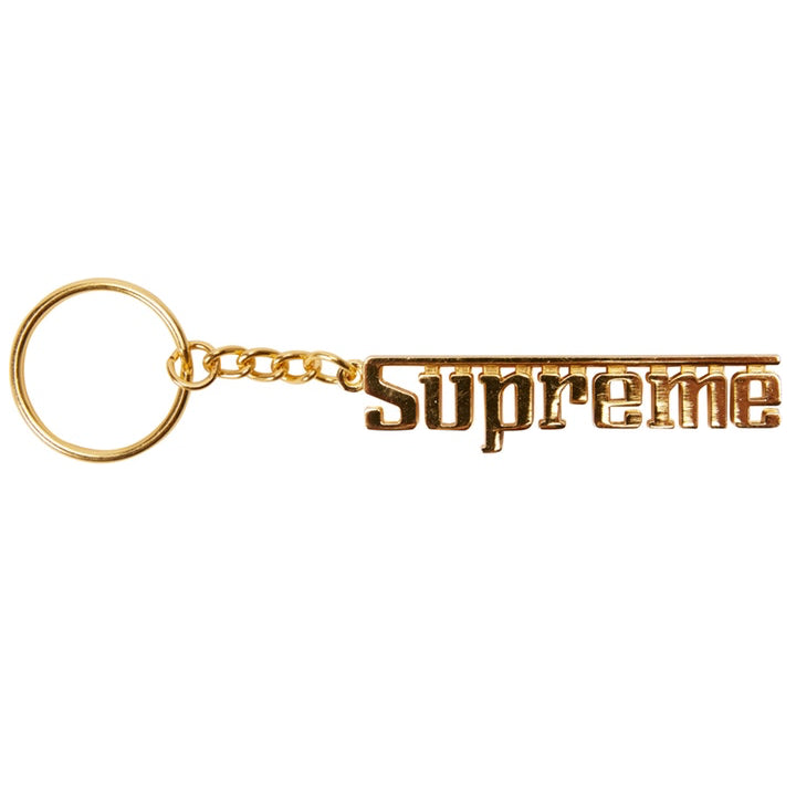Supreme - Gold Grand Prix Logo Keychain