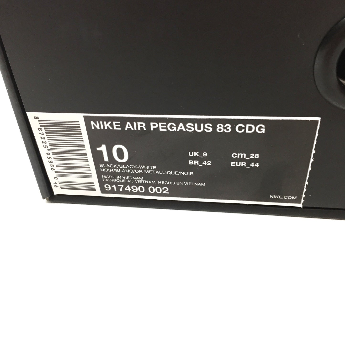 Comme des Garcons x THE MET - Nike Air Pegasus 83 CDG
