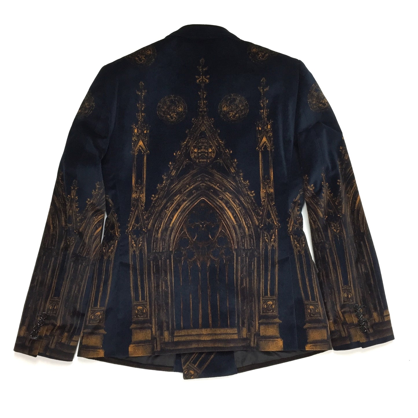 Dolce & Gabbana - Cathedral Print Velvet 3-Piece Suit