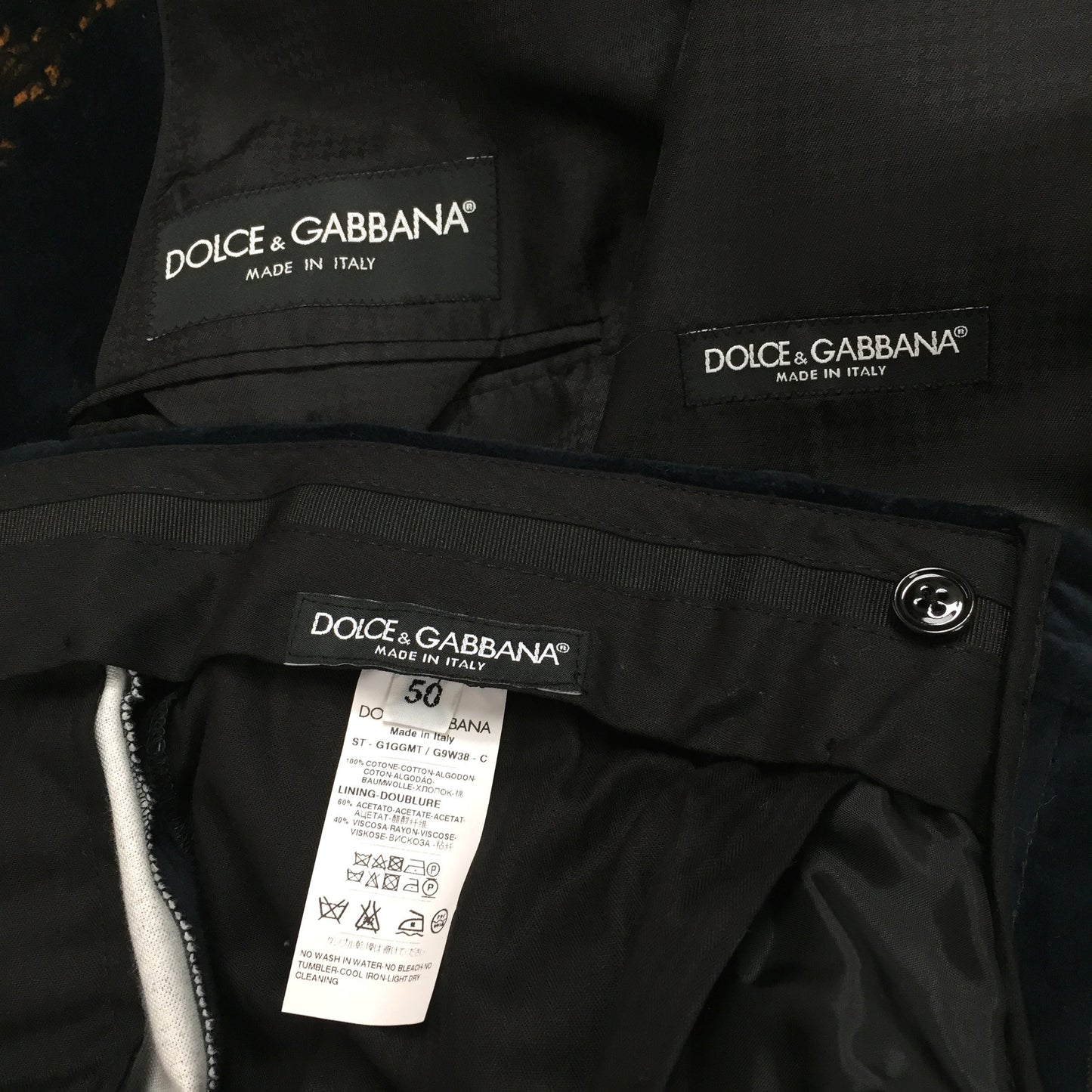 Dolce & Gabbana - Cathedral Print Velvet 3-Piece Suit