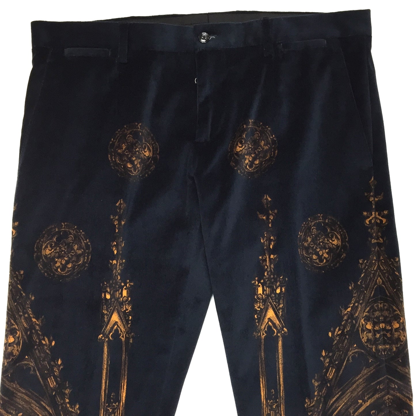 Dolce & Gabbana - Cathedral Print Velvet 3-Piece Suit