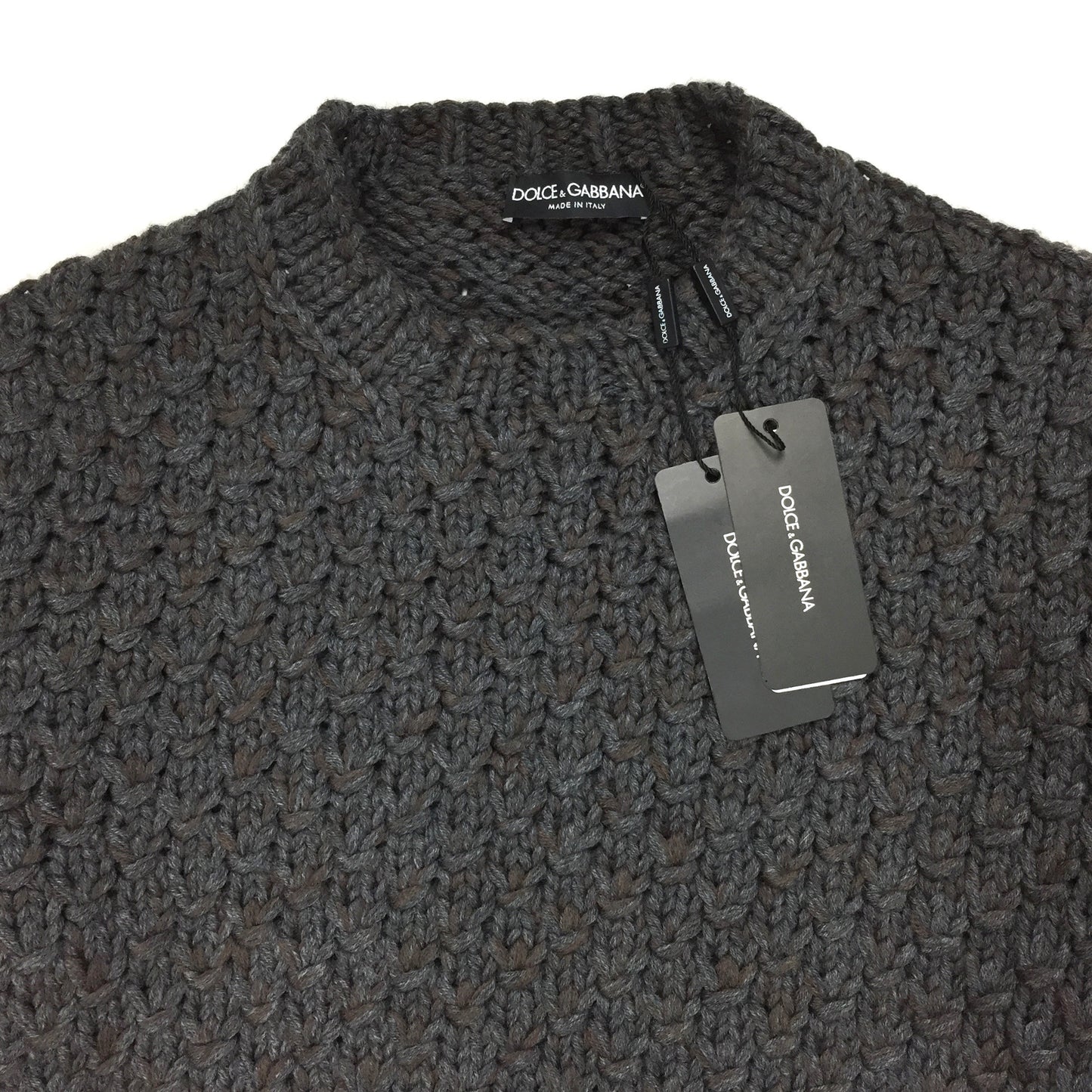 Dolce & Gabbana - Chain Mail Heavy Knit Sweater