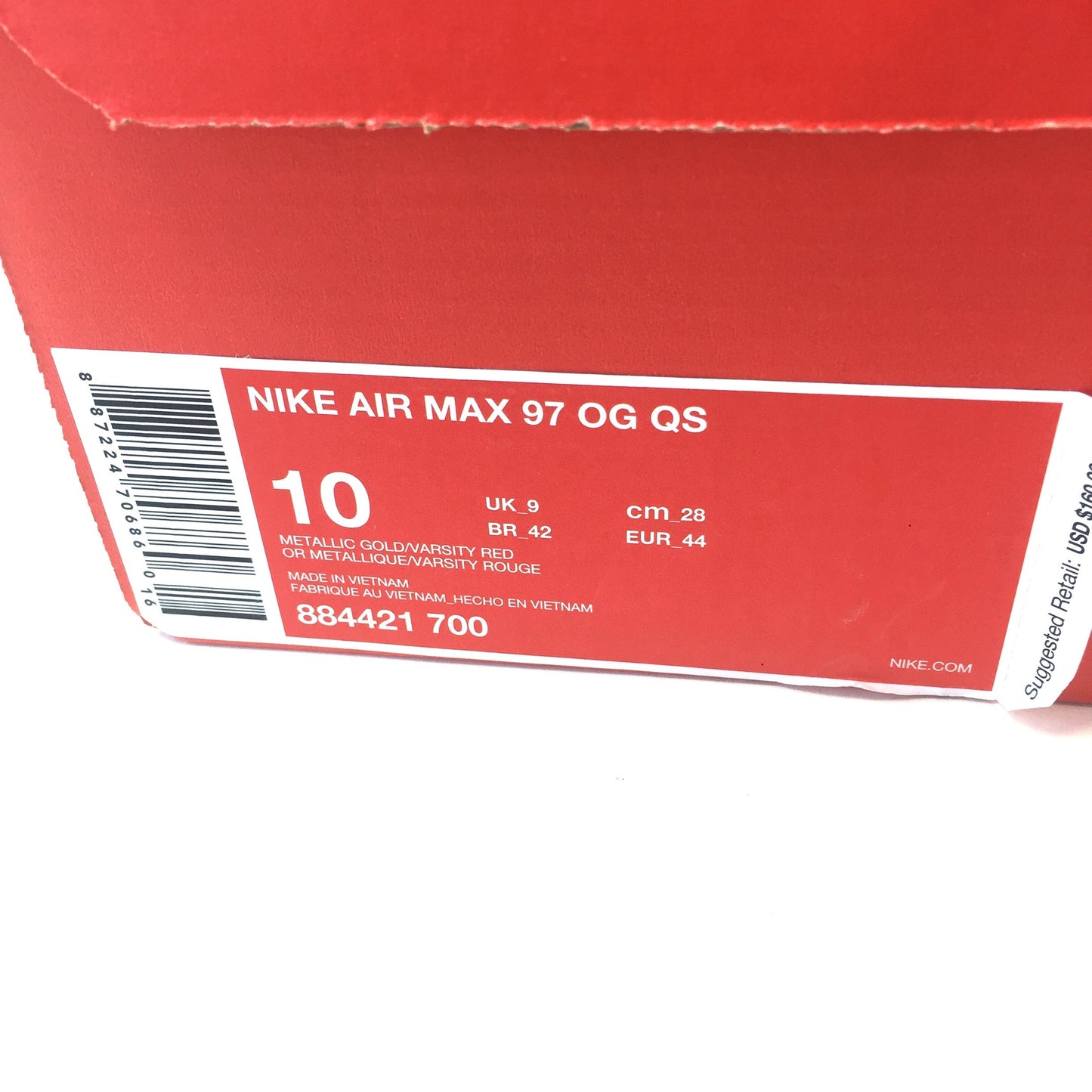 Nike - Air Max 97 OG QS Gold
